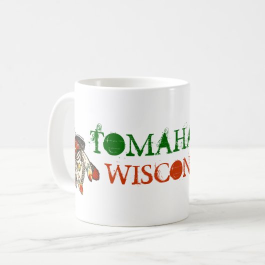 TASSE ~ REISE-TOURISMUSPROMOtomahawk-WISCONSIN-WIS (Vorderseite Links)