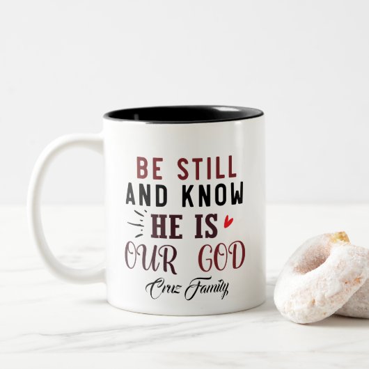 Tasse religiöser Motivierend Zitate (Mit Donut)