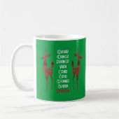 Tasse - Rentier des Weihnachtsmannes - Rudolph (Links)