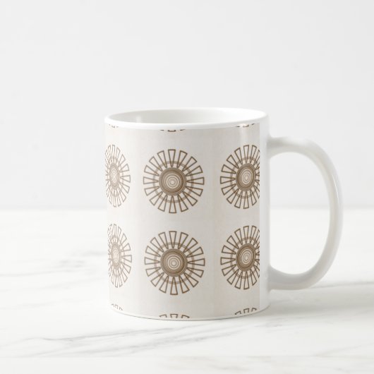 Tasse Retro Floral, Latte (Rechts)