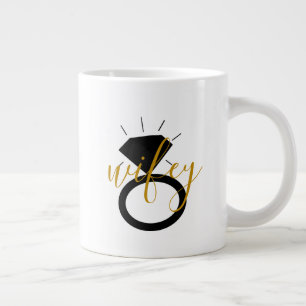 Tasse - Ring-wifey Black Gold