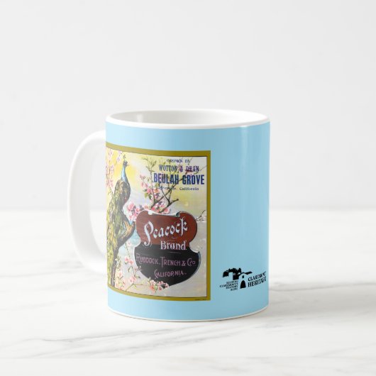 Tasse - Riverside CA - Fruchtkäfigkennzeichnungen (Vorderseite Links)