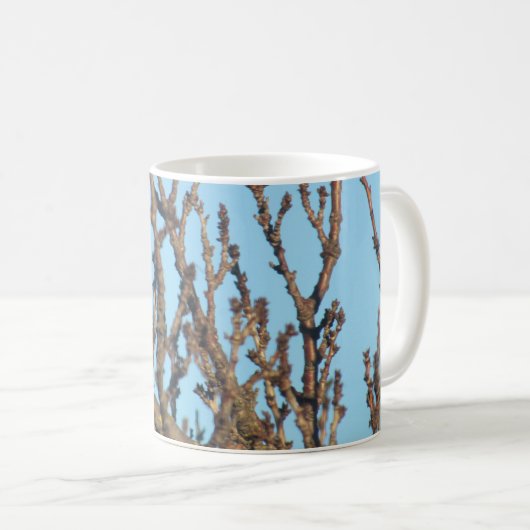 Tasse - Robin in Bare Branchen (VorderseiteRechts)