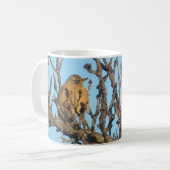Tasse - Robin in Bare Branchen (Vorderseite Links)
