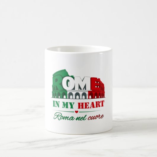 Tasse 'Rom in meinem Herzen' (Mittel)