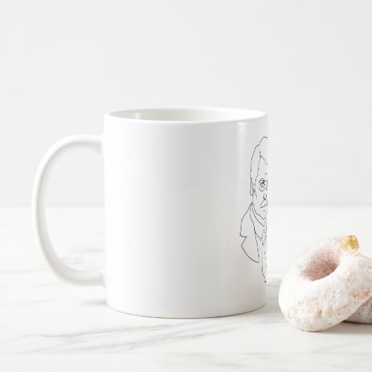 Tasse Ron Swanson - glauben Sie an etwas oder tun (Mit Donut)