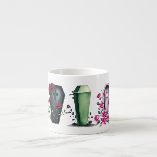 Tasse Rosa Goth Tasse Whimsigoth (Vorderseite)