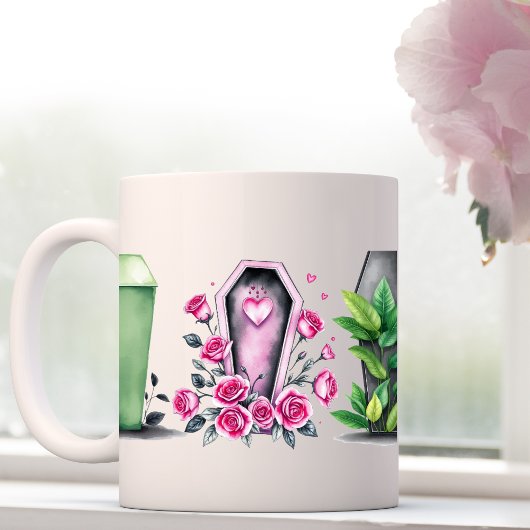 Tasse Rosa Goth Tasse Whimsigoth