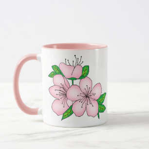Tasse - rosa Kirschblüte