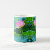 Tasse Rosa Lotus Abstrakt (Mittel)
