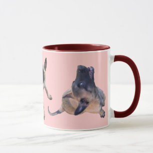 Tasse rosa puppy aus Mecheln
