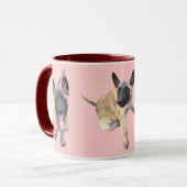 Tasse rosa puppy aus Mecheln (Vorderseite Links)