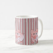 Tasse Rosa Schweine (VorderseiteRechts)
