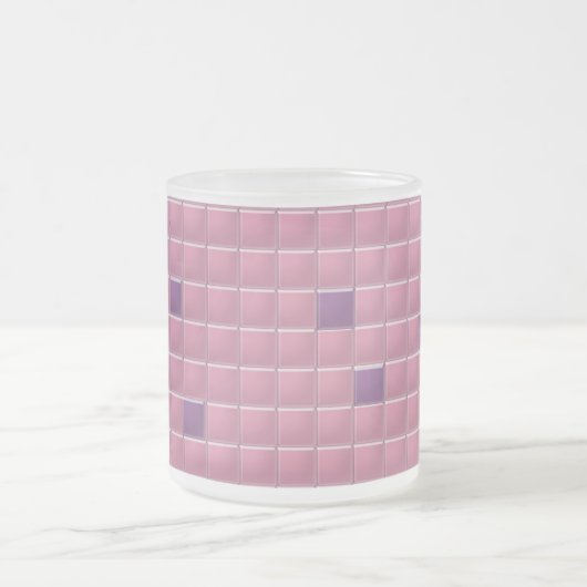 Tasse - Rosa Square Mosaik (Mittel)