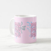 Tasse / Rosa Tasse / Mama Tasse / Rosa / Grafik (Vorderseite Links)