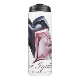 Tasse Rosa und Schwarz
