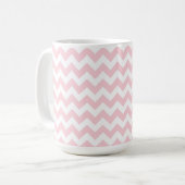 Tasse/Rosa Zickzack Kaffeetasse (Vorderseite Links)