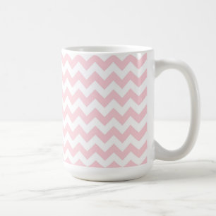Tasse/Rosa Zickzack Kaffeetasse