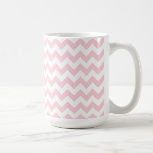 Tasse/Rosa Zickzack Kaffeetasse (Rechts)
