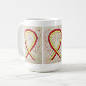 Tasse Rot und Gelb (Vorderseite Links)
