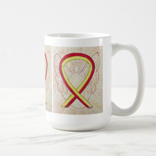 Tasse Rot und Gelb (Rechts)