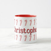 Tasse - rote Kanisterne mit Namen (Zentrum)