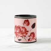 Tasse "Rote Rose" - individuell anpassbar (Zentrum)