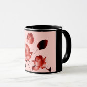 Tasse "Rote Rose" - individuell anpassbar (VorderseiteRechts)