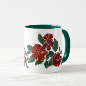 Tasse - Roter Hibiskus (VorderseiteRechts)