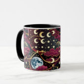 Tasse - Roter Himmelsmond (Vorderseite Links)
