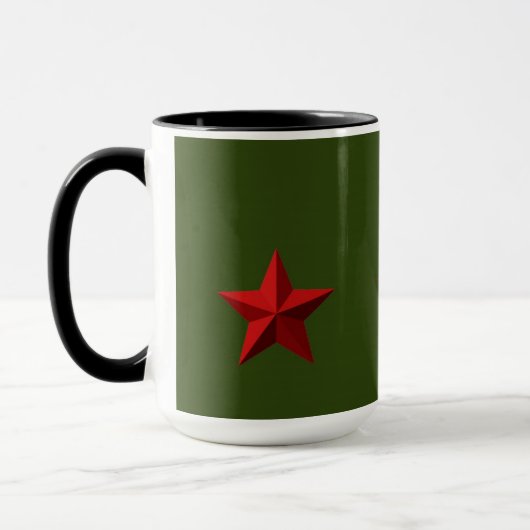 Tasse - roter Stern (Links)
