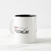 Tasse Rottweiler (I Liebe) (Vorderseite Links)