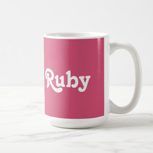 Tasse Ruby (Rechts)
