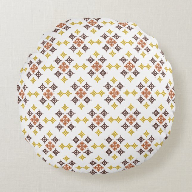 Tasse Rundes Kissen (Vorderseite)