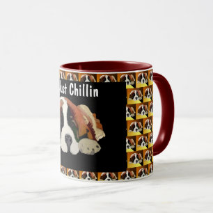 Tasse Saint Bernard Dog Just Chillin