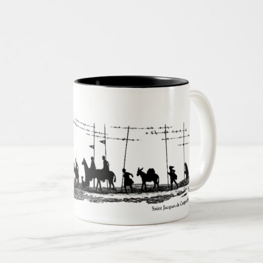 Tasse Saint Jacques de Compostelle Chemin (VorderseiteRechts)