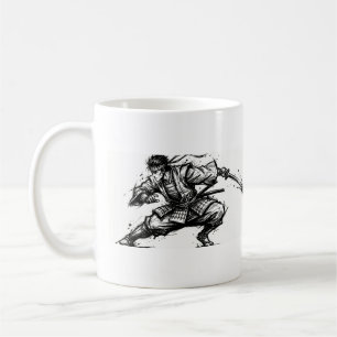 Tasse Samurai Japaner Tusche