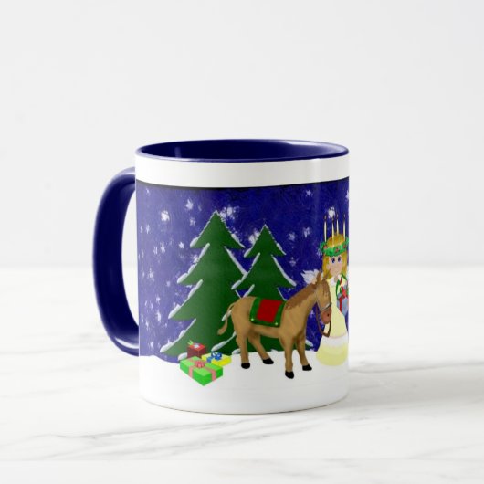 Tasse Sankt Lucia (Vorderseite Links)