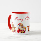 Tasse Santa Eßpizza (Vorderseite Links)