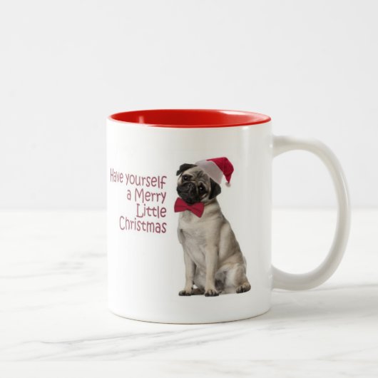 Tasse Santa Mops (Rechts)