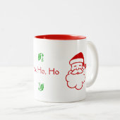 Tasse - Santa und Holly (VorderseiteRechts)