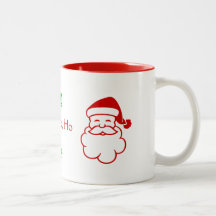 Tasse - Santa und Holly