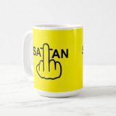 Tasse Satan Drehte (Vorderseite Links)