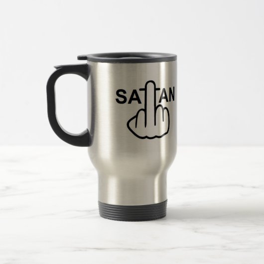 Tasse Satan Drehte (Links)