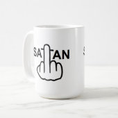 Tasse Satan Drehte (Vorderseite Links)