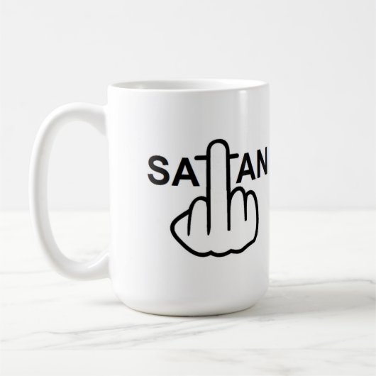 Tasse Satan Drehte (Links)