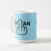 Tasse Satan Drehte (Vorderseite Links)