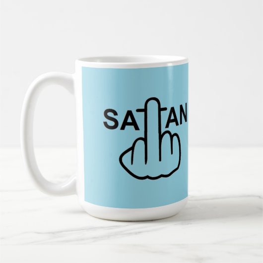 Tasse Satan Drehte (Links)
