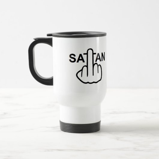 Tasse Satan Drehte (Links)