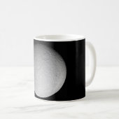 Tasse: Saturns Mond Rhea Kaffeetasse (VorderseiteRechts)